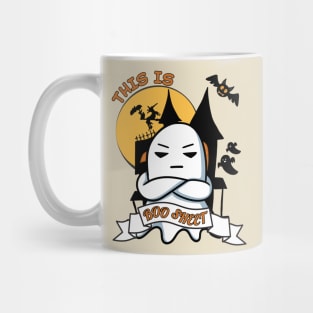 Ghost Halloween Costume Funny Boo Mug